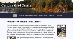 Desktop Screenshot of canadianshieldgranite.com